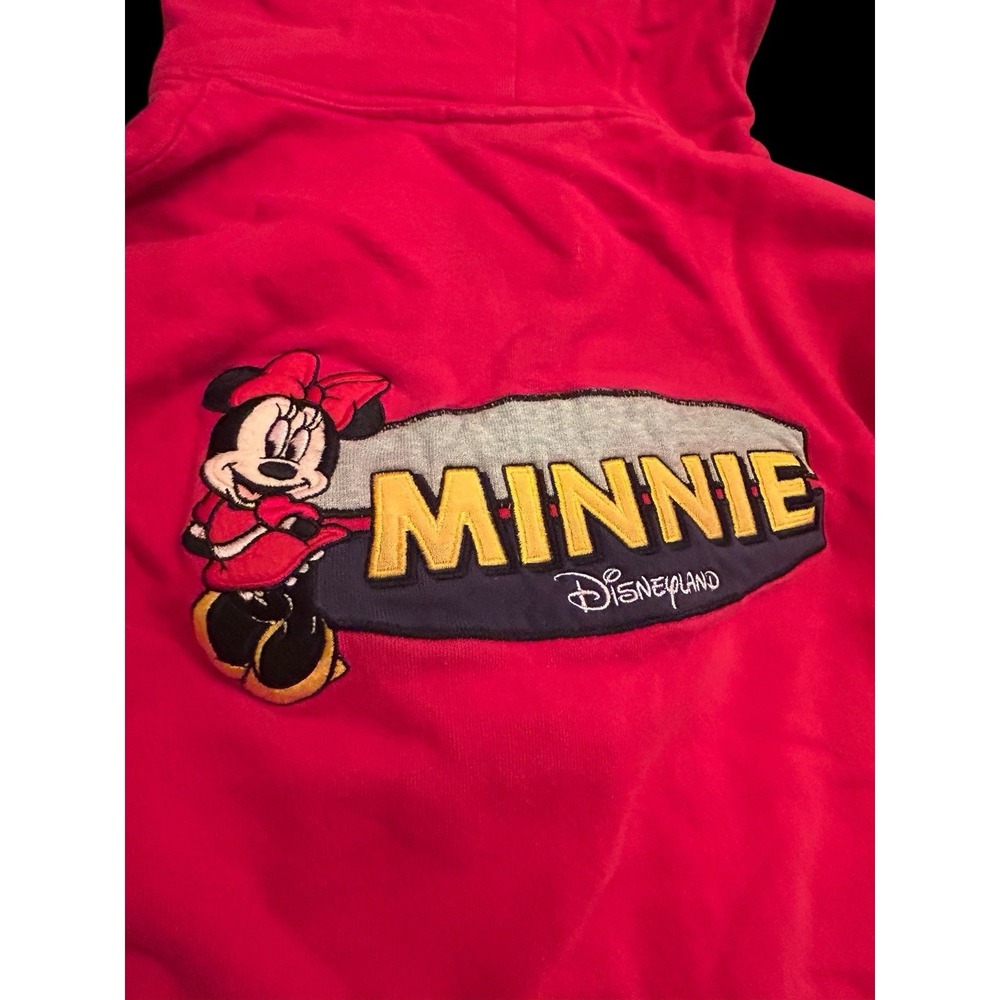 Minnie Mouse Disneyland Children's Hooded Coat Jacket Large 10/12 See Last Pic - Picture 2 of 8